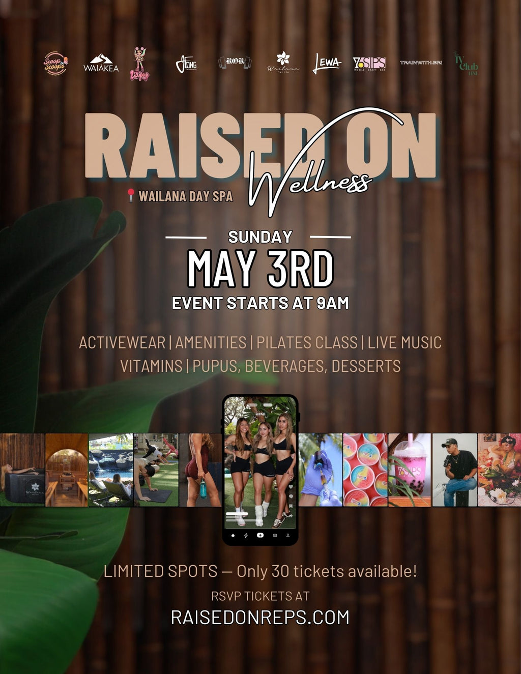 Raised on Wellness Event (Sun, May 3rd)