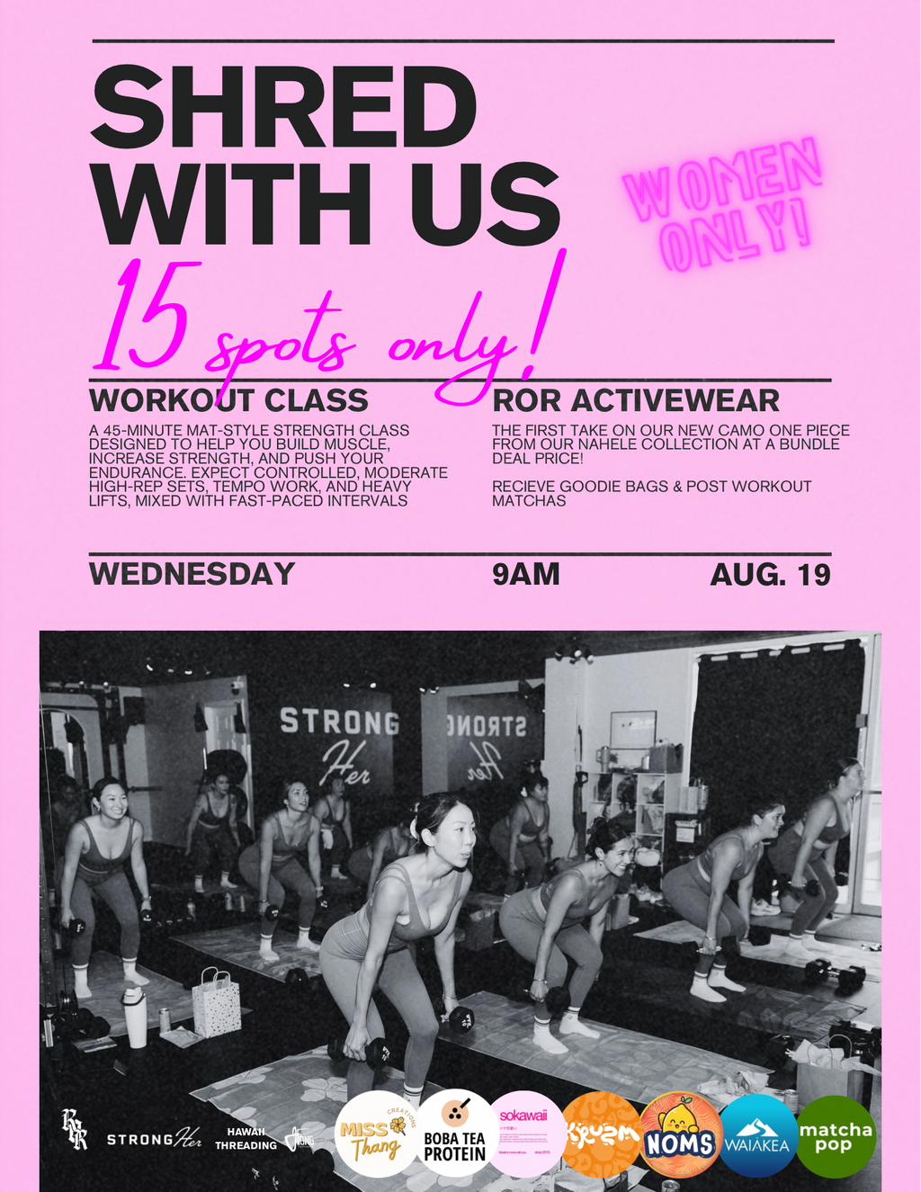 ROW X StrongHer Aug. 19th